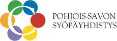 POHJOIS-SAVON SYÖPÄYHDISTYS logo. Hyperlink goes to the foundations home page